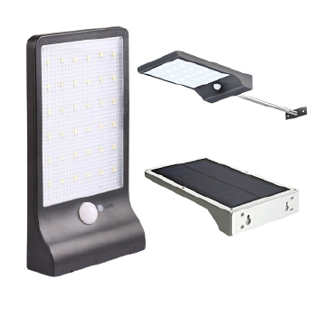 Amazon popular 36led Solar Lamps with Human body induced Outdoor Waterproof Courtyard Countryside Wa